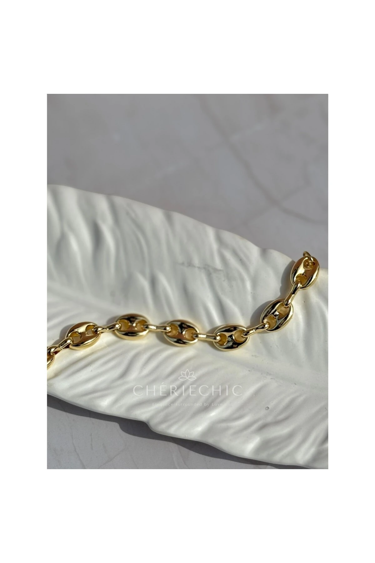 Gemici Model Gold Zincir Bileklik