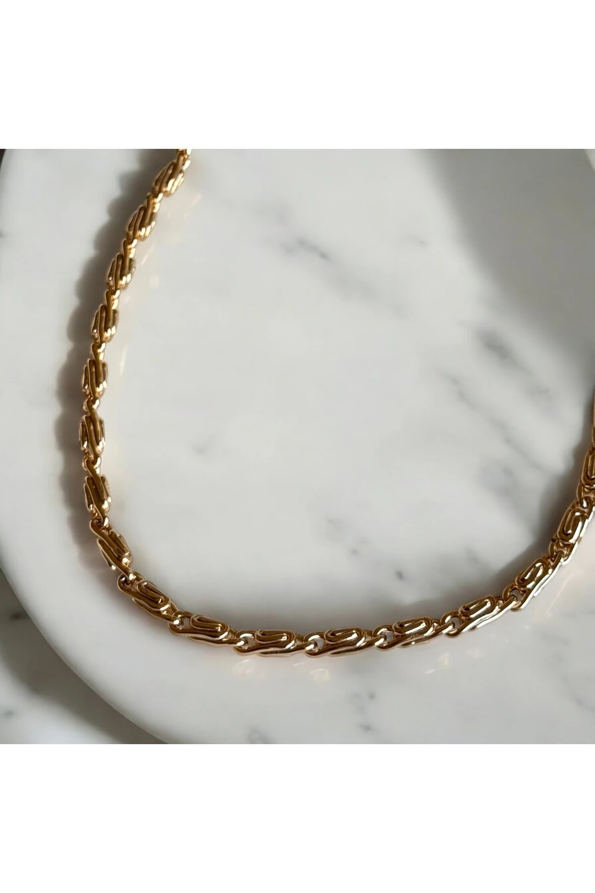 Unisex Kral Model Zİncir Kolye