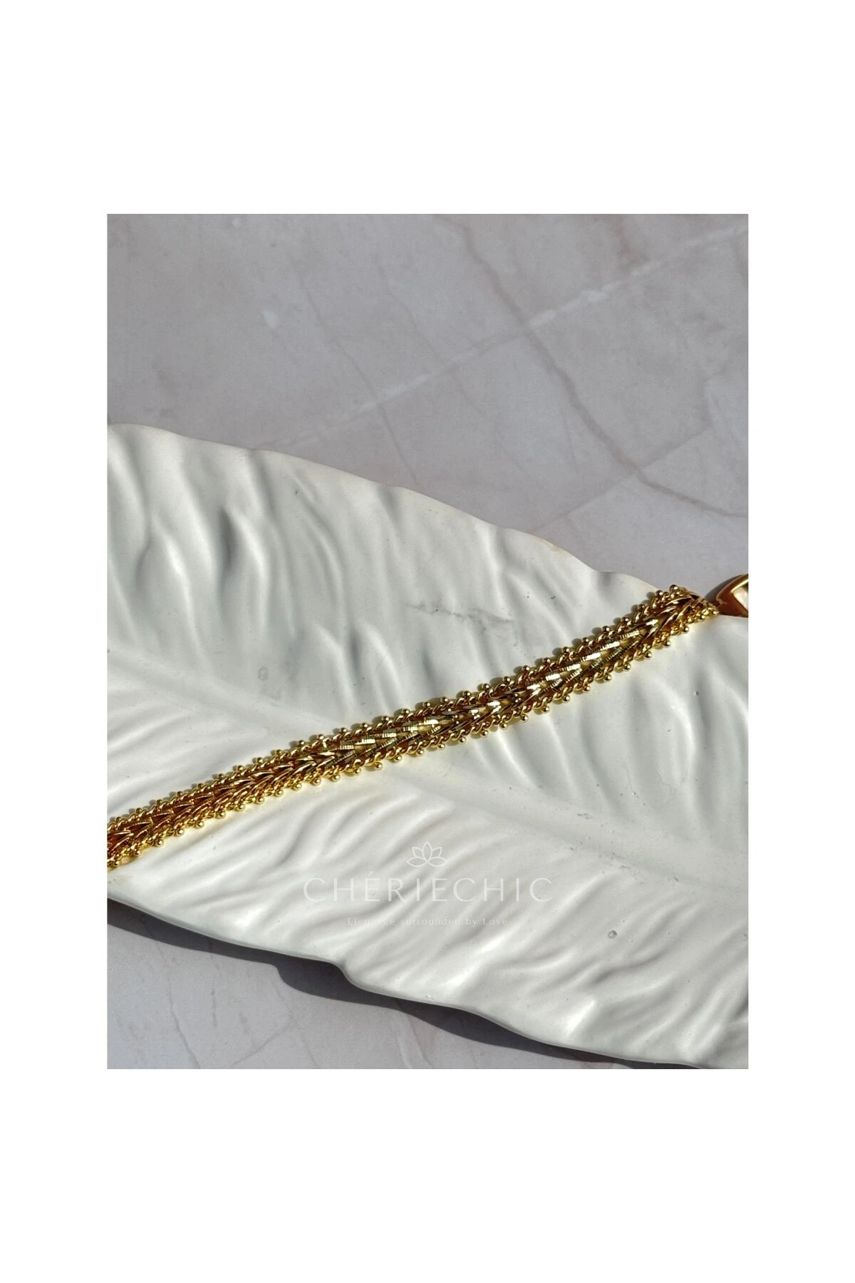 Balık Sırtı Kalın Zincir Bileklik