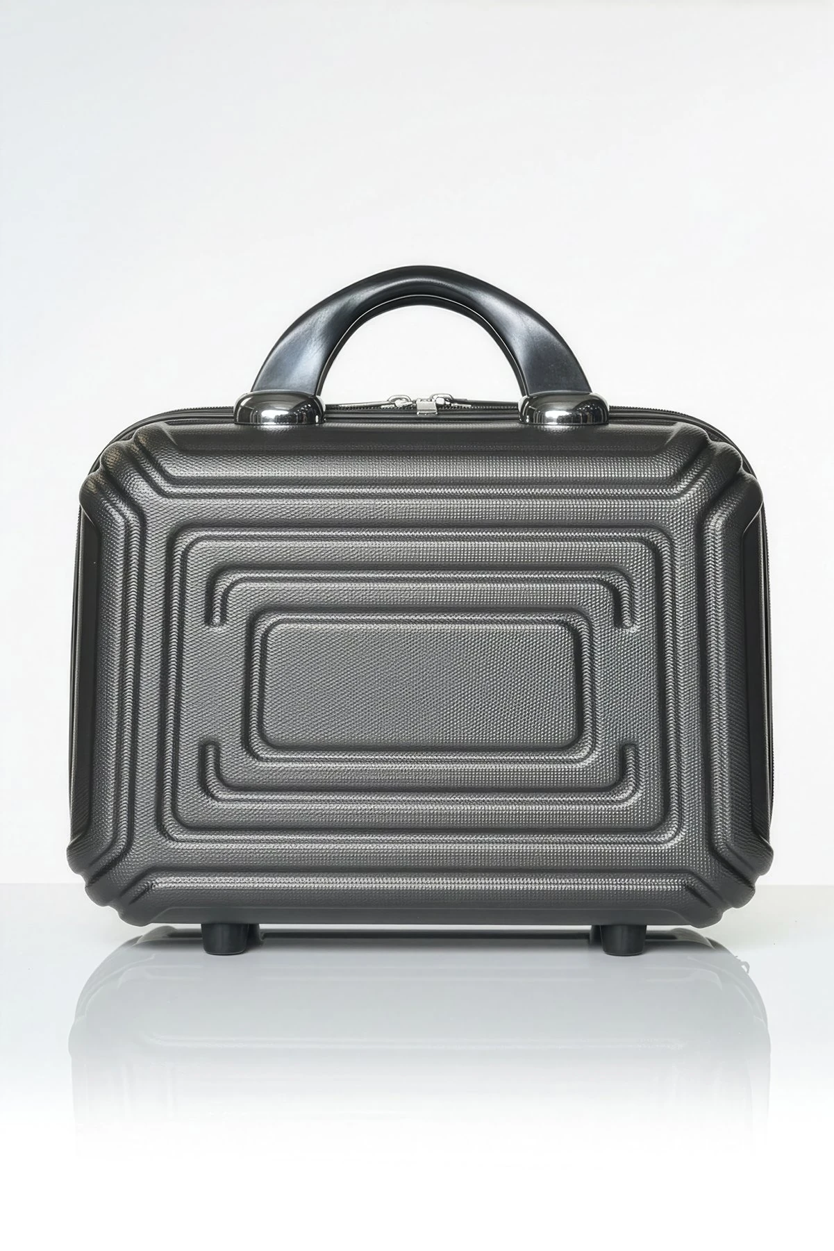 Polo&Sky Altuğ Model Füme Renk Abs Makyaj Çantası El Valizi