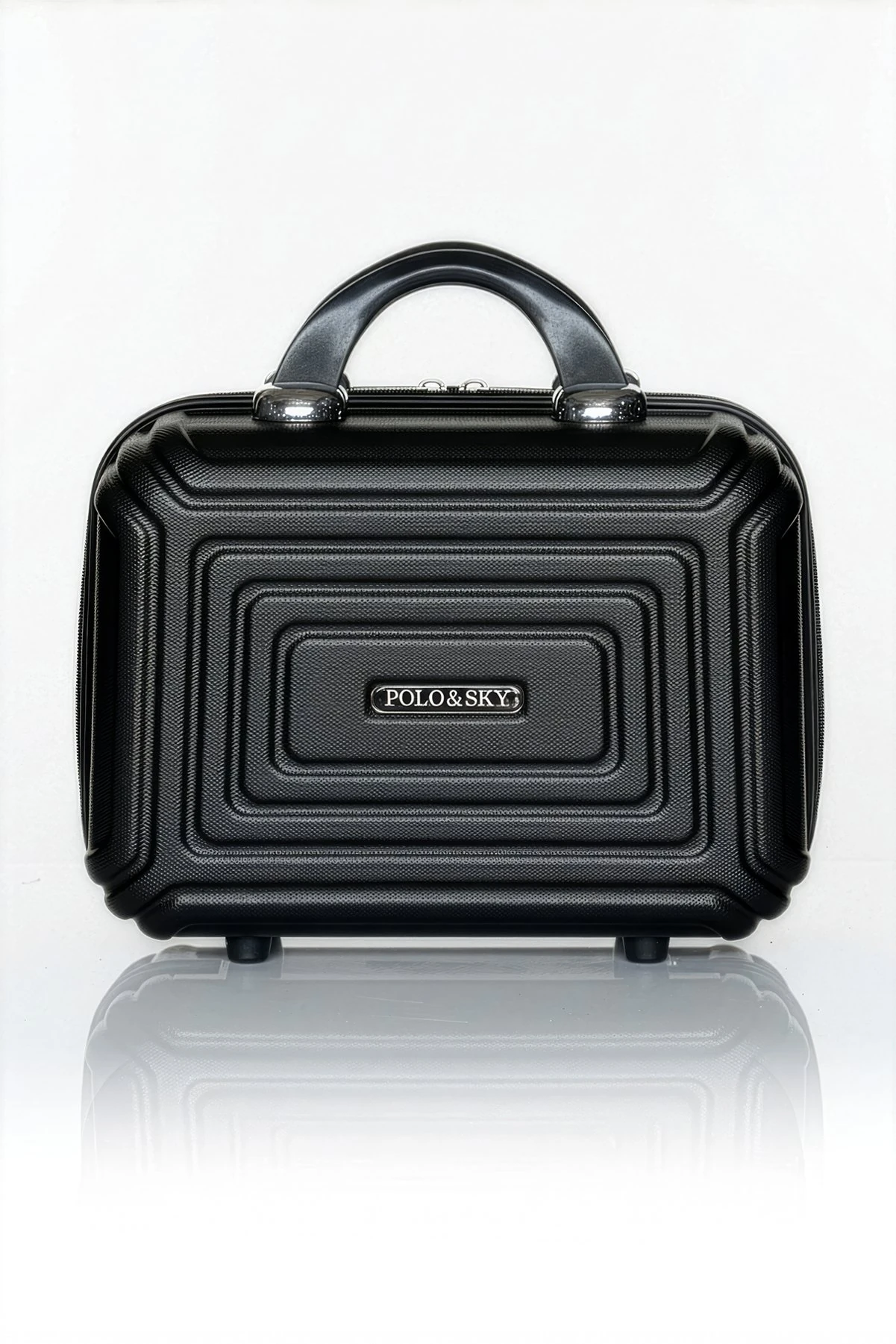 Polo&Sky Altuğ Model Siyah Renk Abs Makyaj Çantası El Valizi