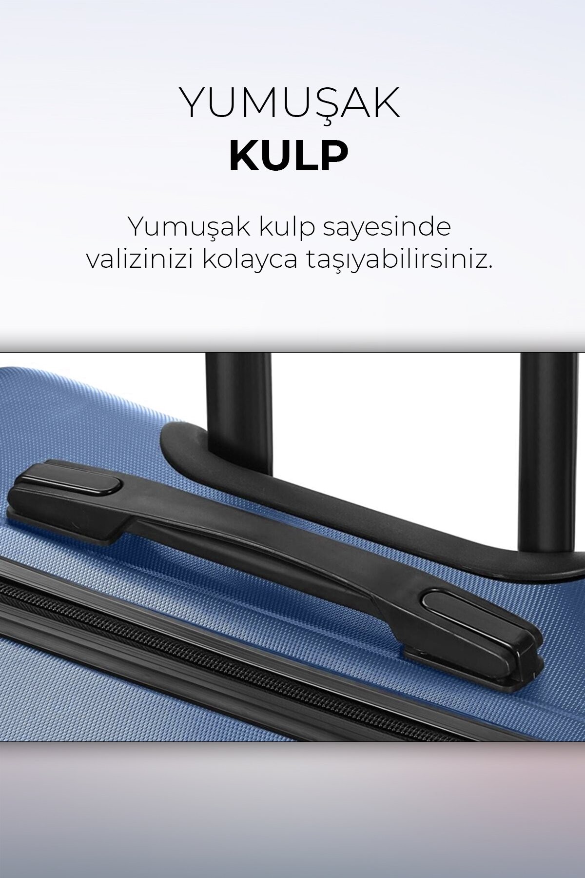 Polo&Sky Spring Model Lacivert Renk Orta Boy Valiz Bavul