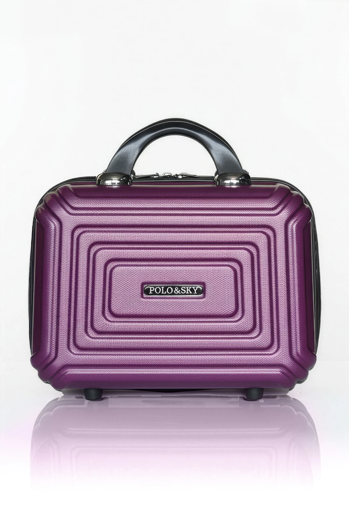Polo&Sky Altuğ Model Mor Renk Abs Makyaj Çantası El Valizi