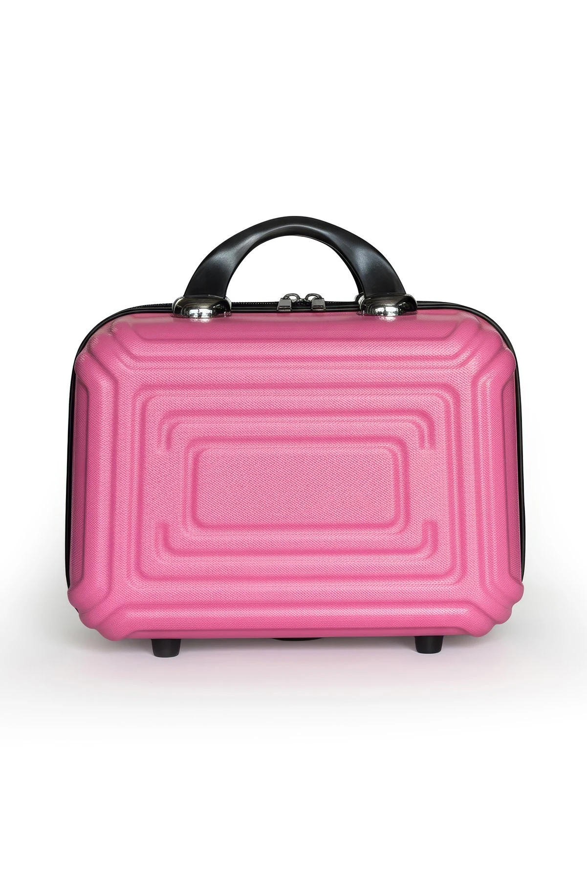 Polo&Sky Altuğ Model Pembe Renk Abs Makyaj Çantası El Valizi