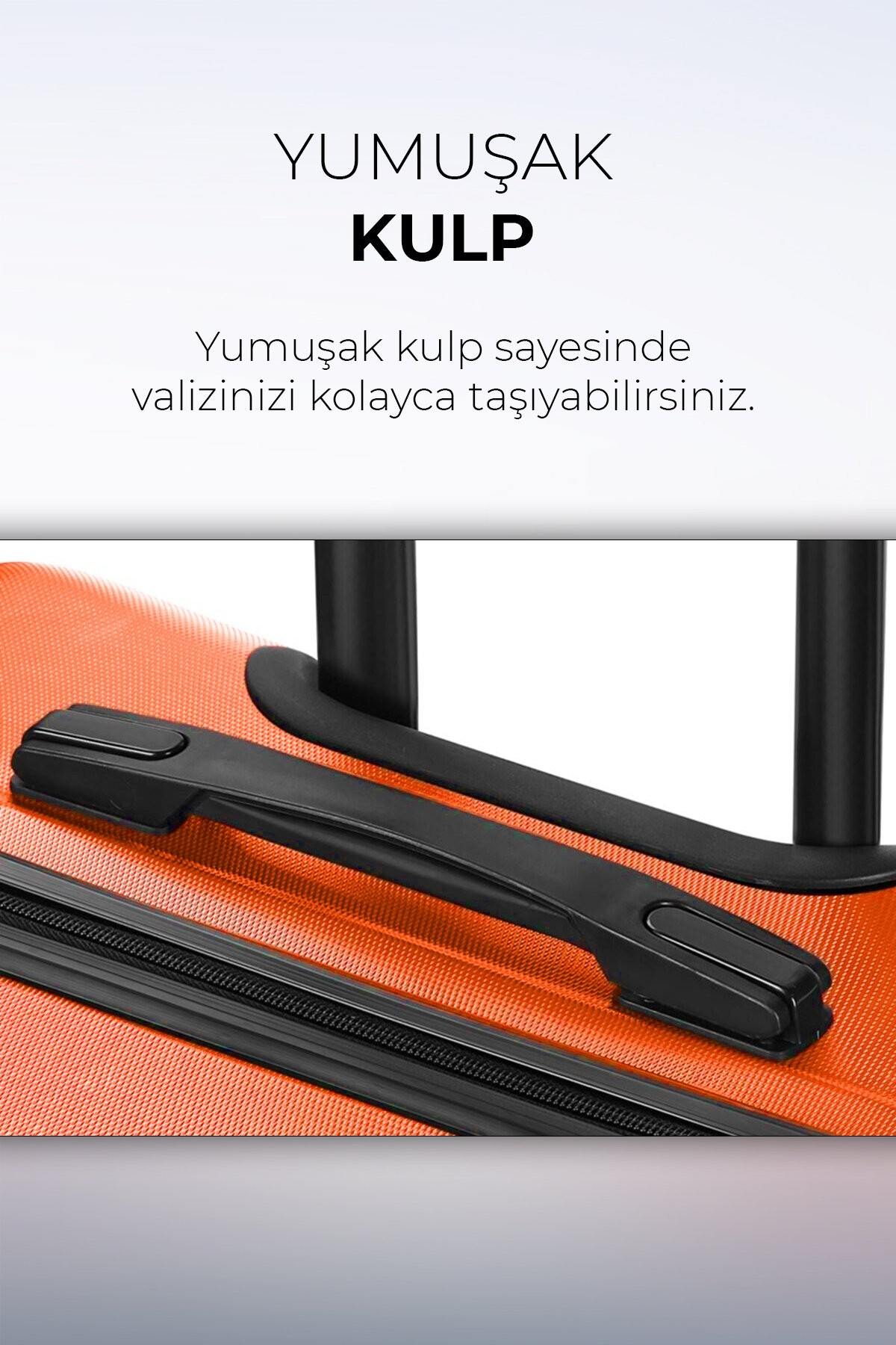 Polo&Sky Petek Model Turuncu Renk Kabin Boy Valiz