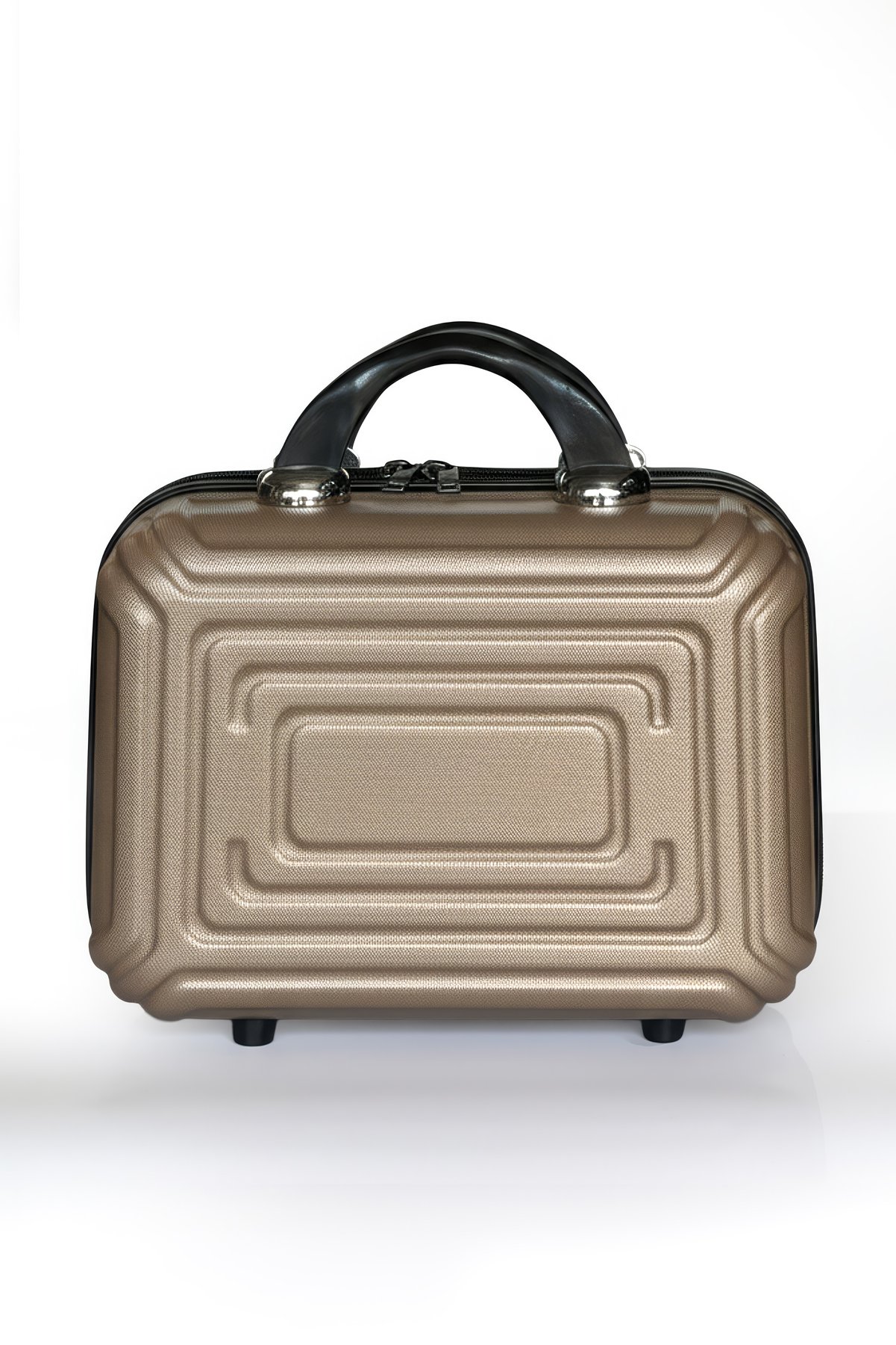 Polo&Sky Altuğ Model Gold Renk Abs Makyaj Çantası El Valizi