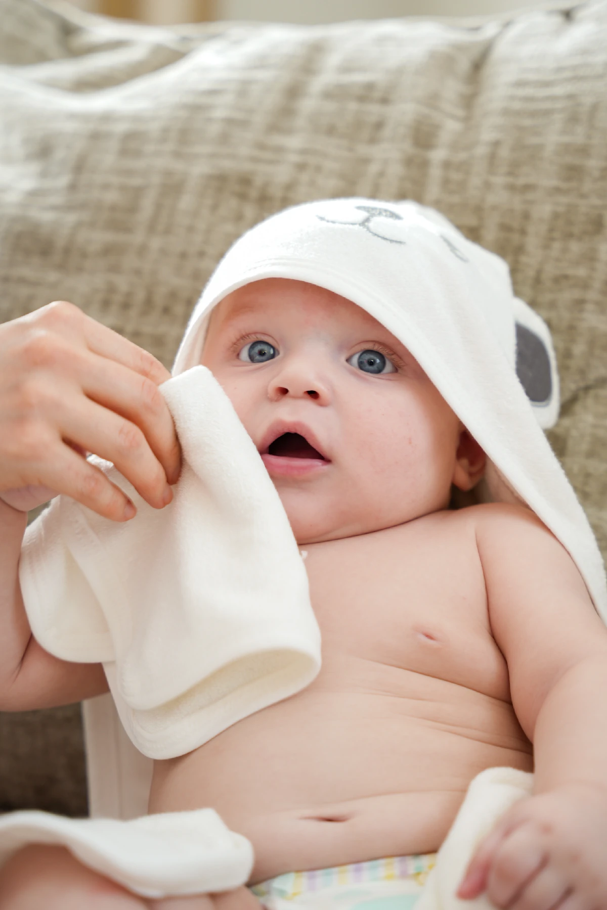 Minuche Bambu Bebek Havlusu 6'lı - Ultra Yumuşak ve Emici Bebek Banyo Yüz Havlusu - Hassas Ciltler