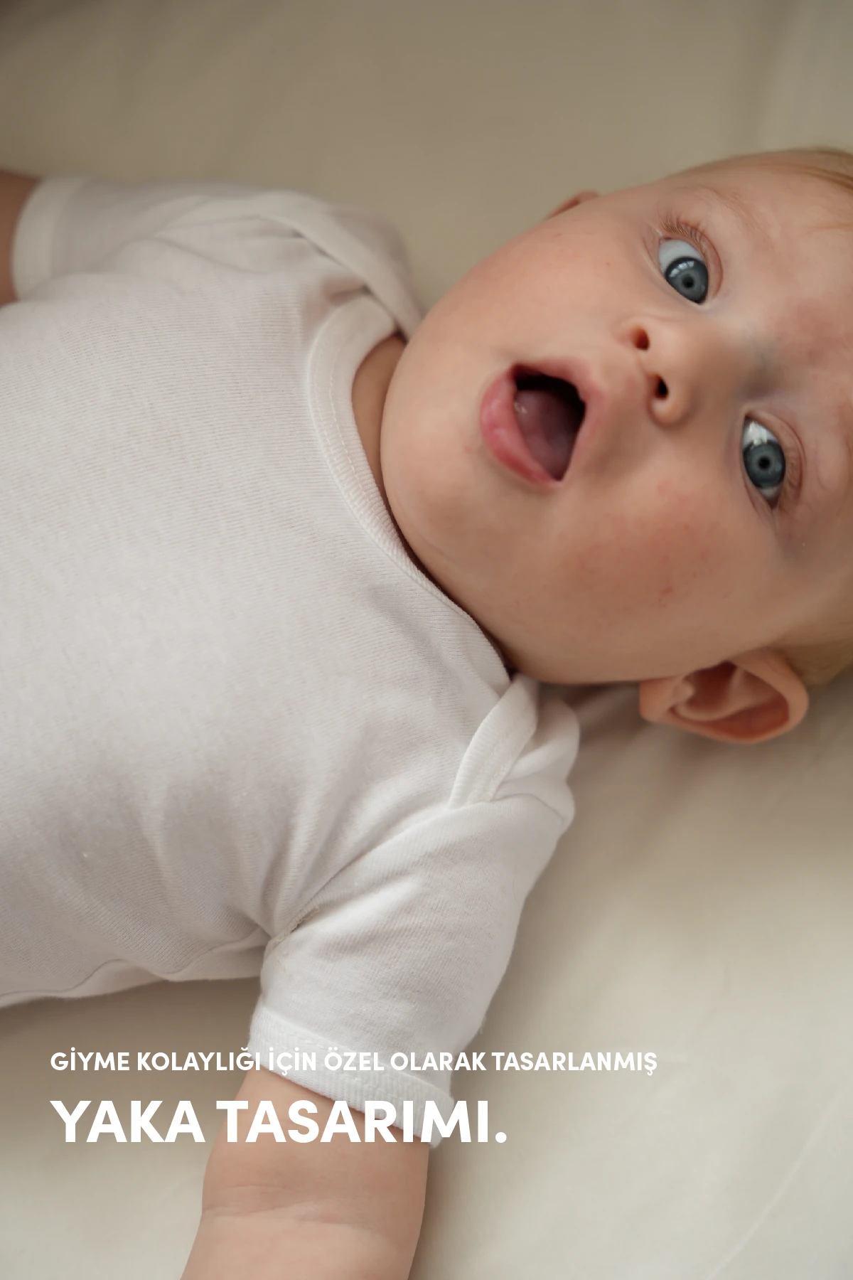 Minuche %100 Pamuk 8'li Bebek Body - Kısa Kollu ve Çıtçıtlı Beyaz Zıbın