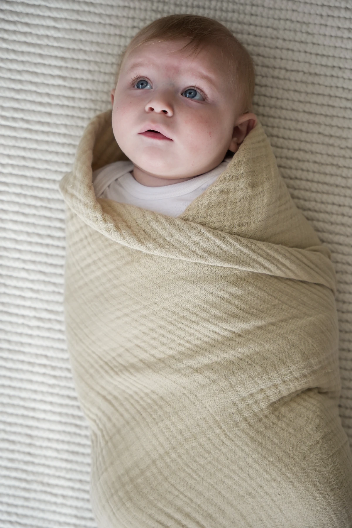 Minuche Müslin Bebek Kundak Örtüsü 120X120 cm - %100 Pamuk 4 Kat Müslin Bebek Battaniye