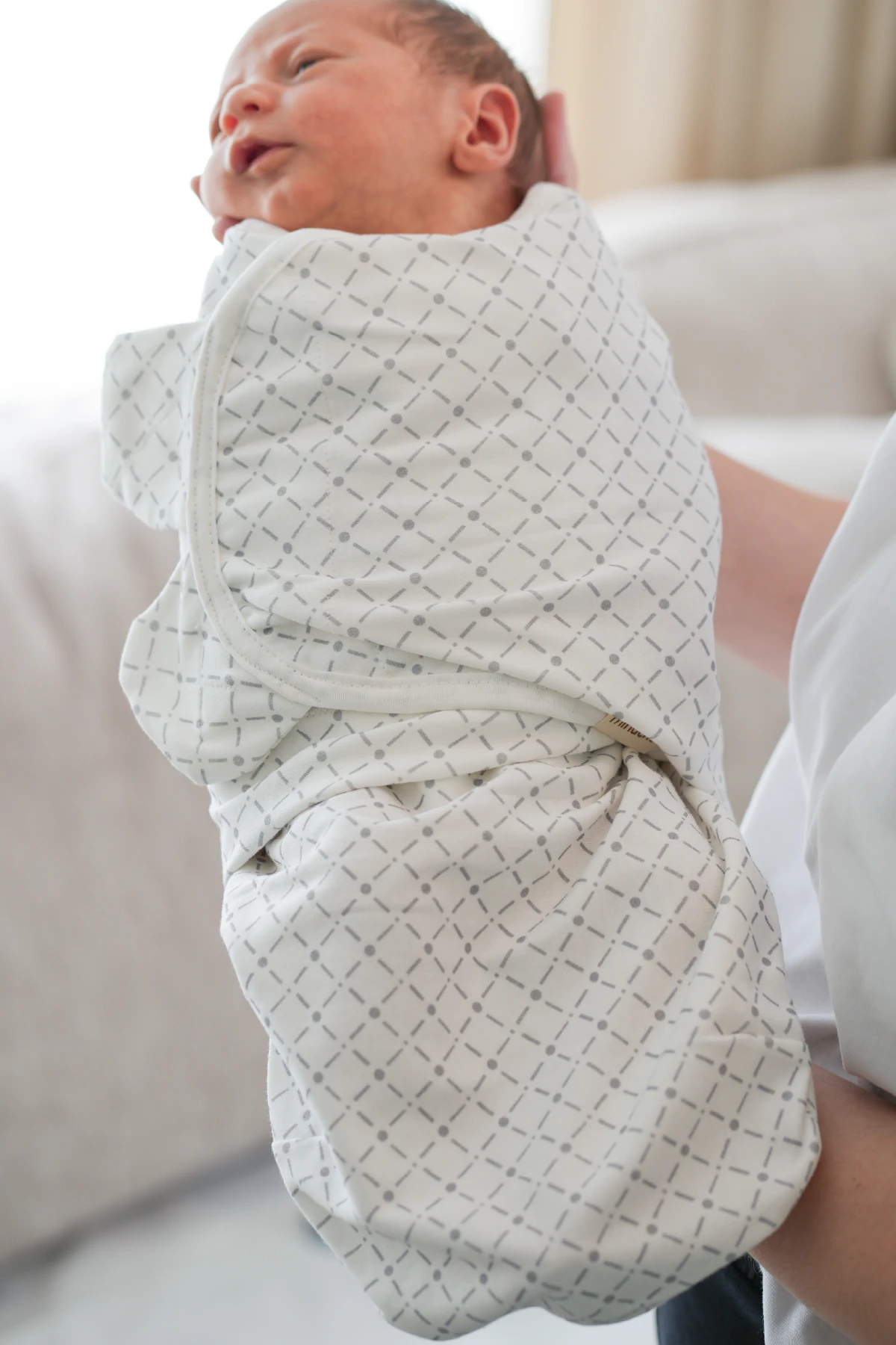 Minuche %100 Pamuk 3'lü Bebek Kundak ve Uyku Tulumu - Ergonomik Yenidoğan ve Bebek Kundak