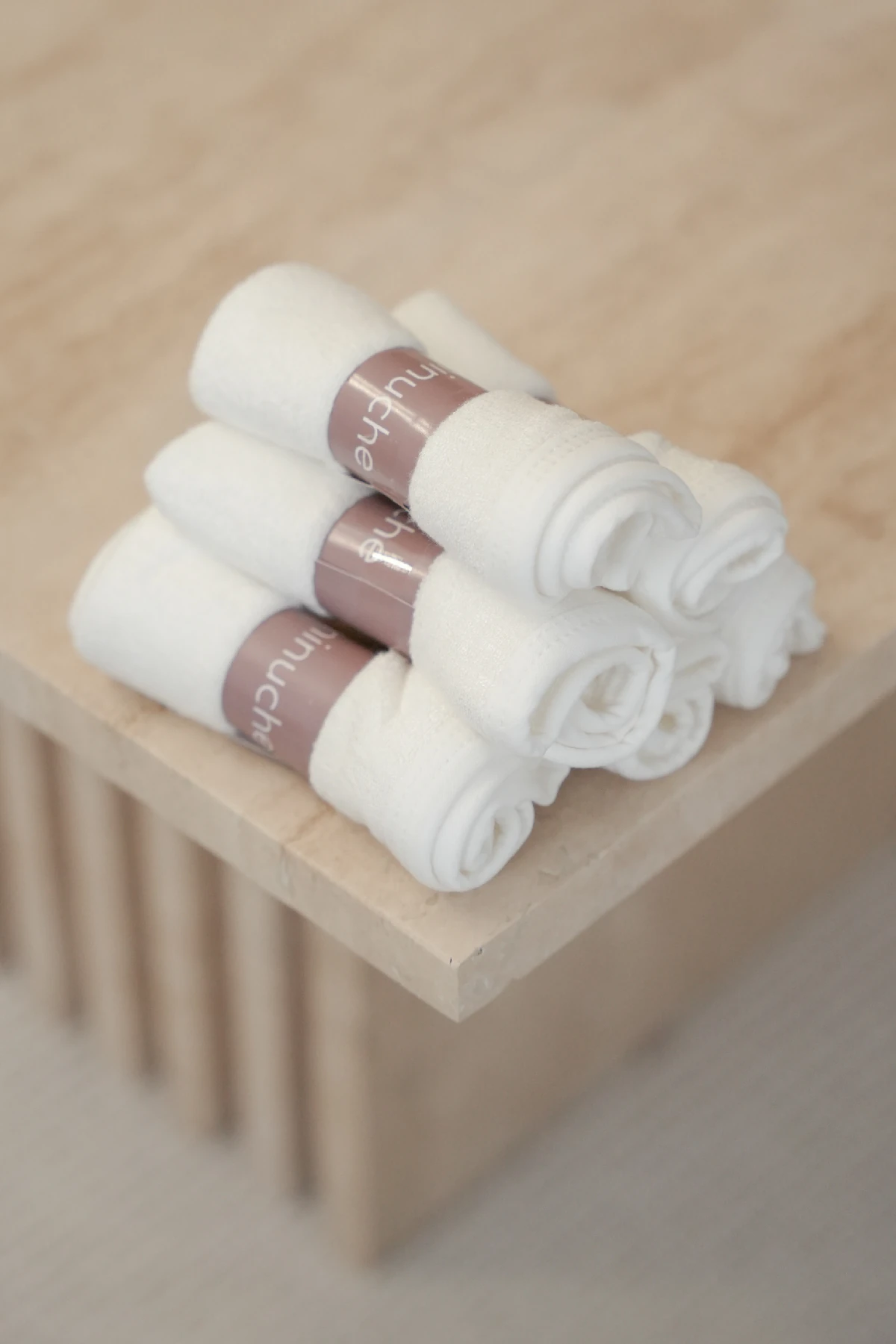 Minuche Bambu Bebek Havlusu 6'lı - Ultra Yumuşak ve Emici Bebek Banyo Yüz Havlusu - Hassas Ciltler