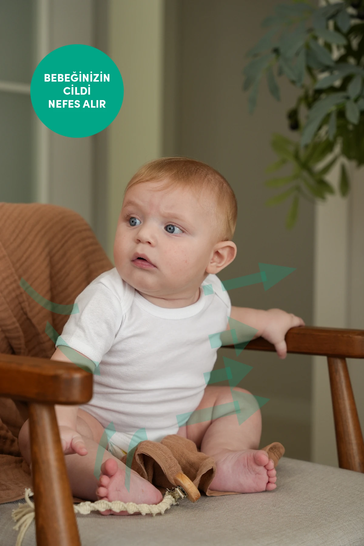 Minuche %100 Pamuk 8'li Bebek Body - Kısa Kollu ve Çıtçıtlı Beyaz Zıbın