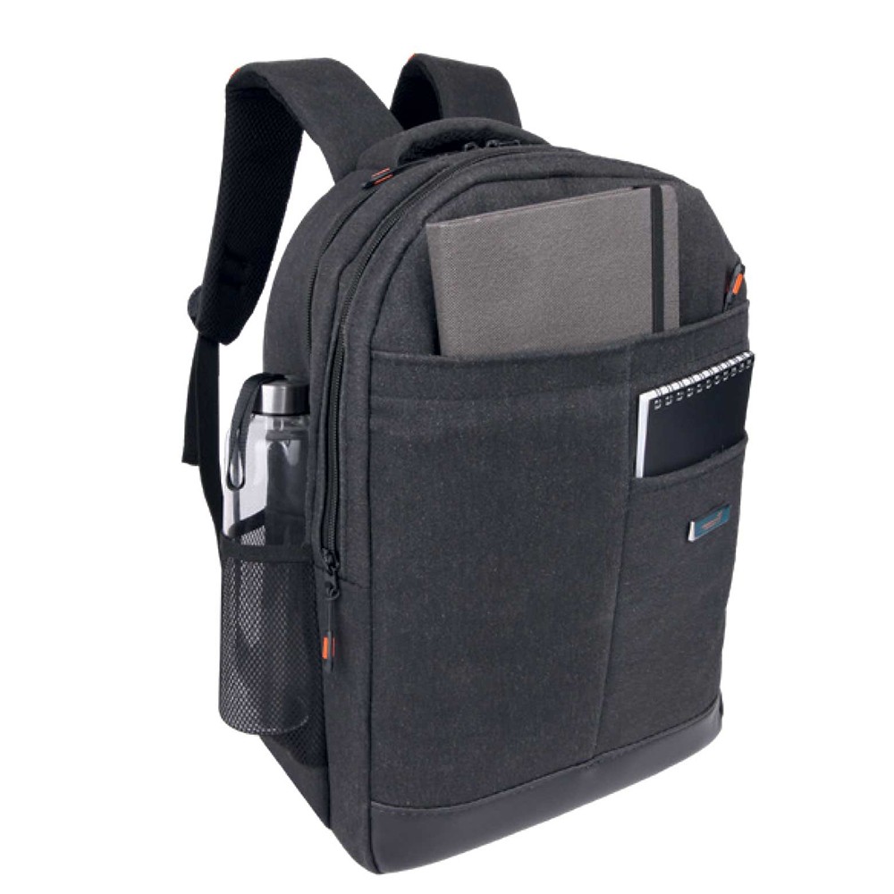 404401 ZAGROS SİYAH LAPTOP BÖLMELİ SIRT ÇANTASI