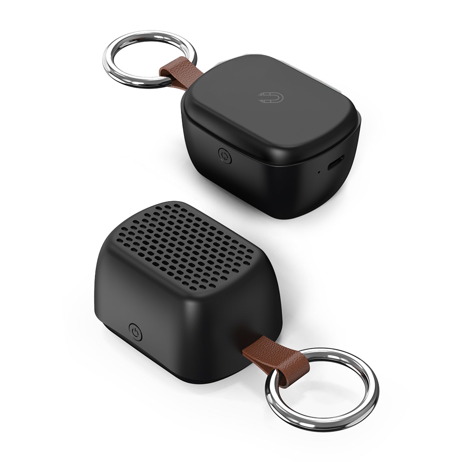 265401 AVAZ SİYAH BLUETOOTH MIKNATISLI IŞIKLI HOPARLÖR