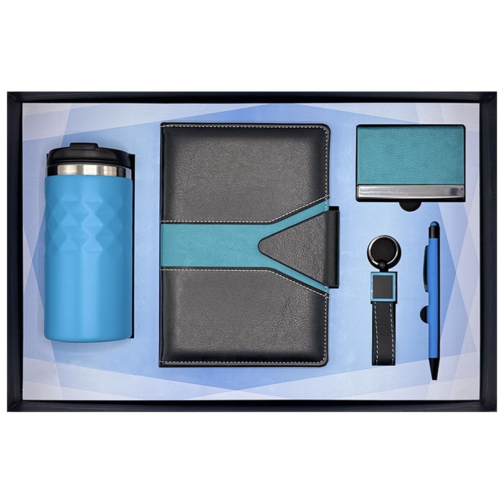 916723 POYRAZ TURKUAZ HEDİYELİK SET