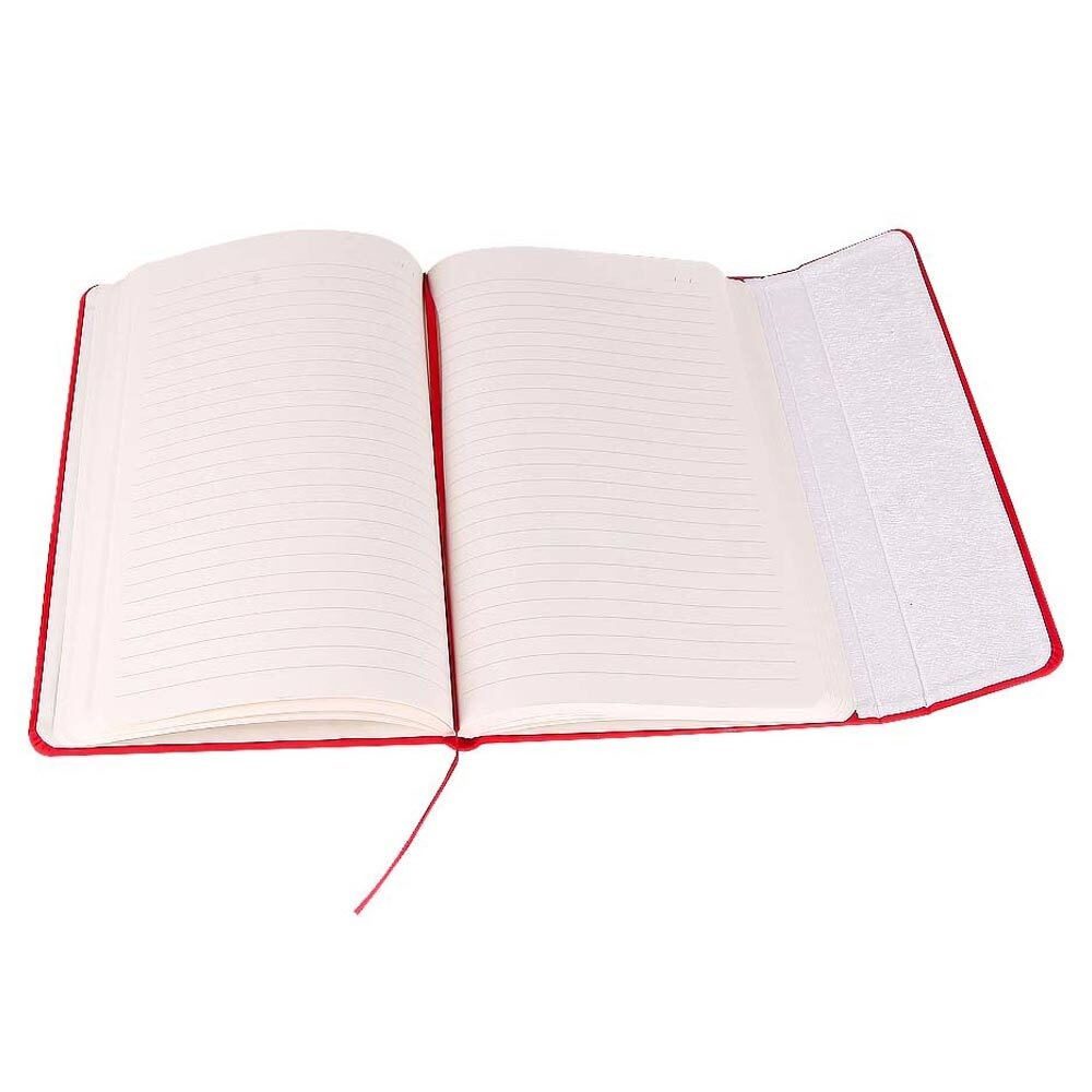 302204 KEÇİÖREN KIRMIZI TARİHSİZ DEFTER (15X21 CM)