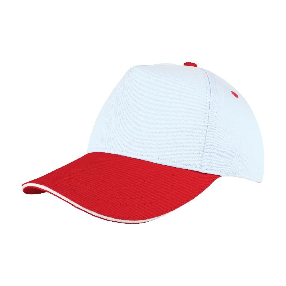 489637 POMELO BEYAZ-KIRMIZI SANDWICH SİPER COTTON ŞAPKA