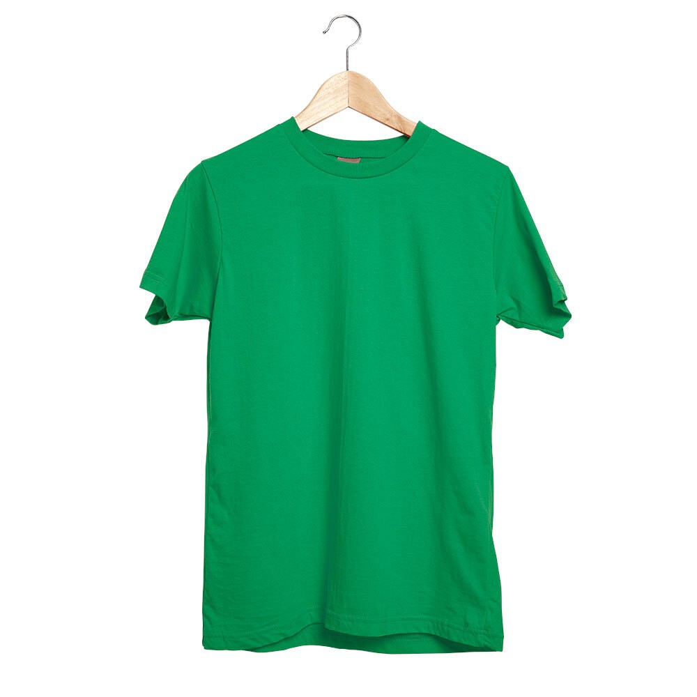 488710-XXL GARDENYA YEŞİL XXL SIFIR YAKA TİŞÖRT