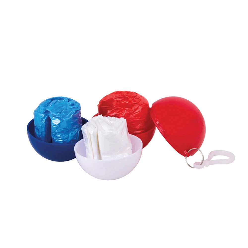 943804 KUTULU KIRMIZI TEK KULLANIMLIK YAĞMURLUK