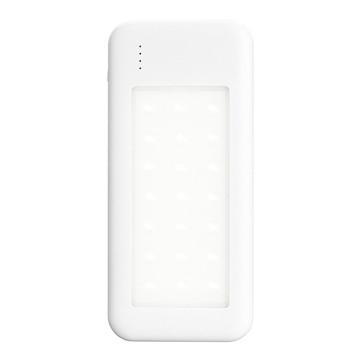 225802 GÖKPINAR BEYAZ 10000 MAH LED AYDINLATMALI POWERBANK