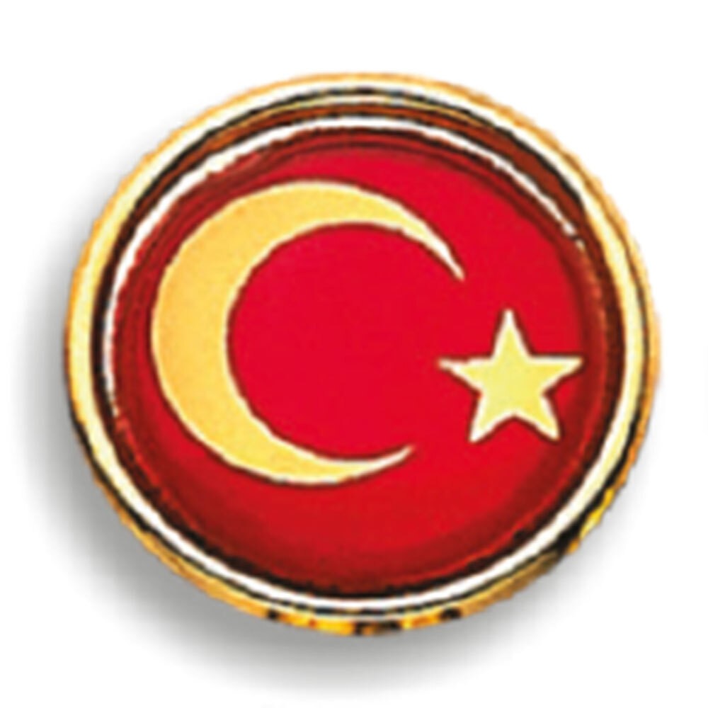 5063MN MALDİV ÖZEL DÖKÜM VE DOMEKS BASKILI ROZETLER