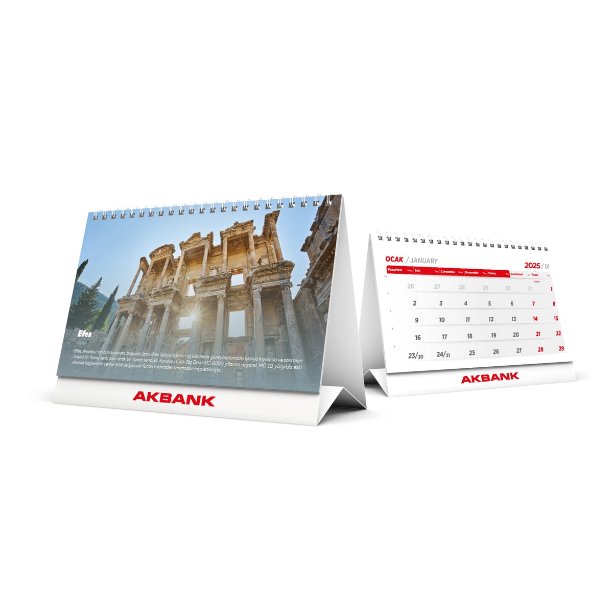 ALA-20 ALA-20 (TARİHİ YERLER) ÜÇGEN MASA TAKVİMİ