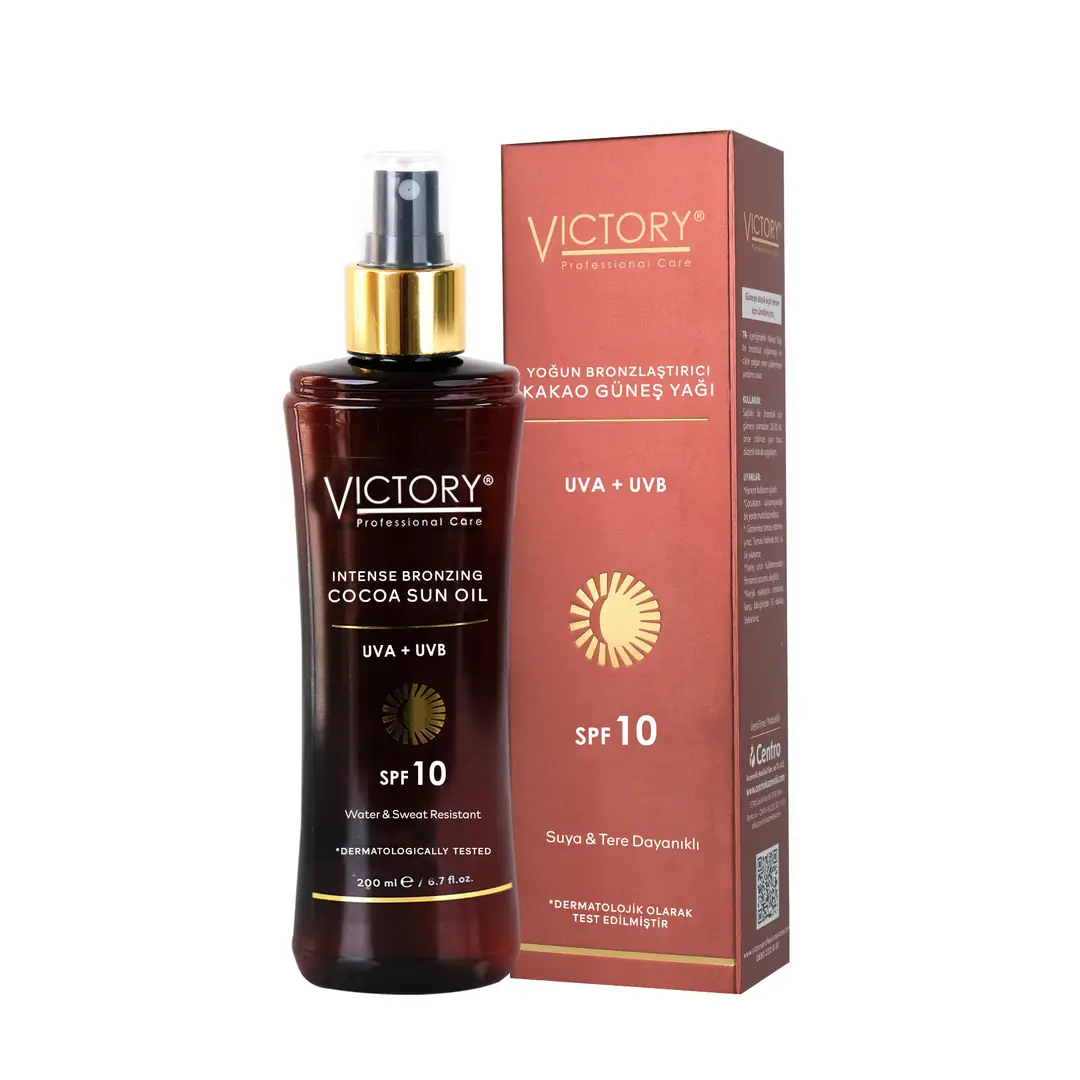 Yoğun Bronzlaştırıcı Güneş Kakao Yağı SPF10 200 ML