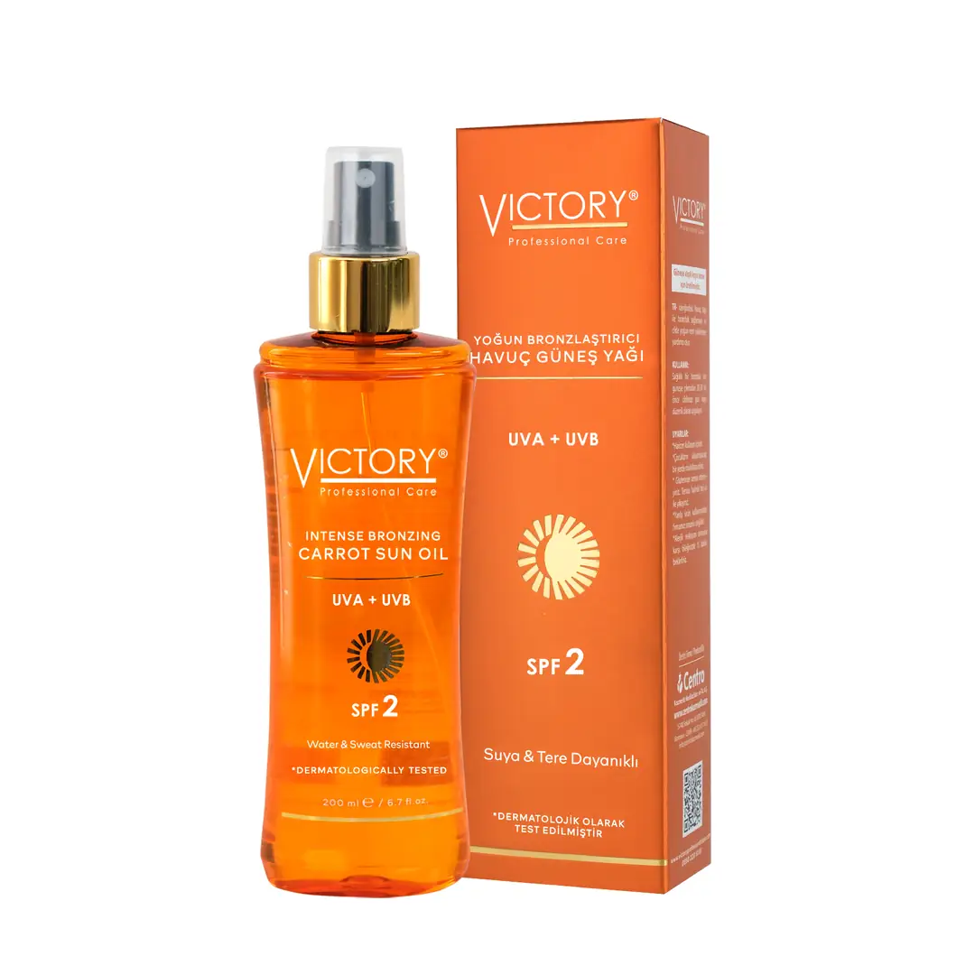 Yoğun Bronzlaştırıcı Güneş Havuç Yağı SPF2 - 200 ML
