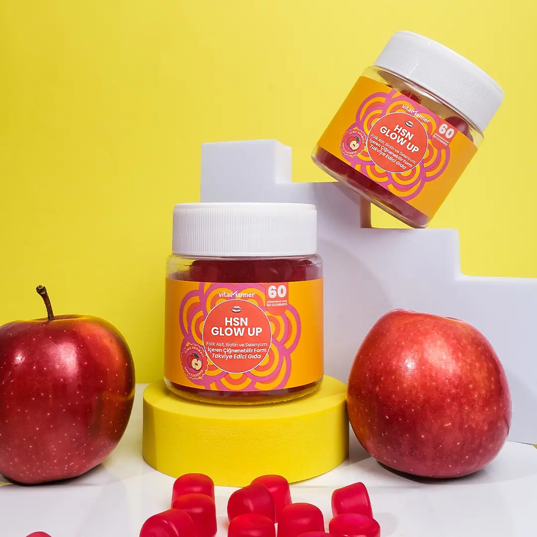 HSN Glow Up Biotin ve Çinko içeriği