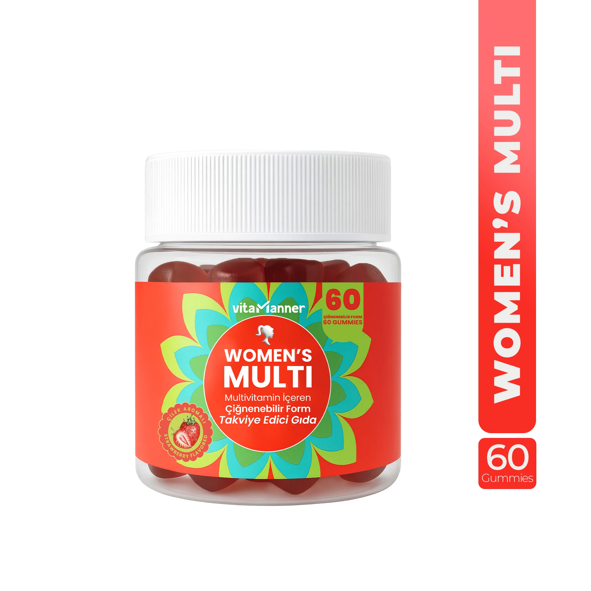  Women’s Multi | Multivitamin İçeren Çiğnenebilir Takviye Edici Gıda 60 Gummies