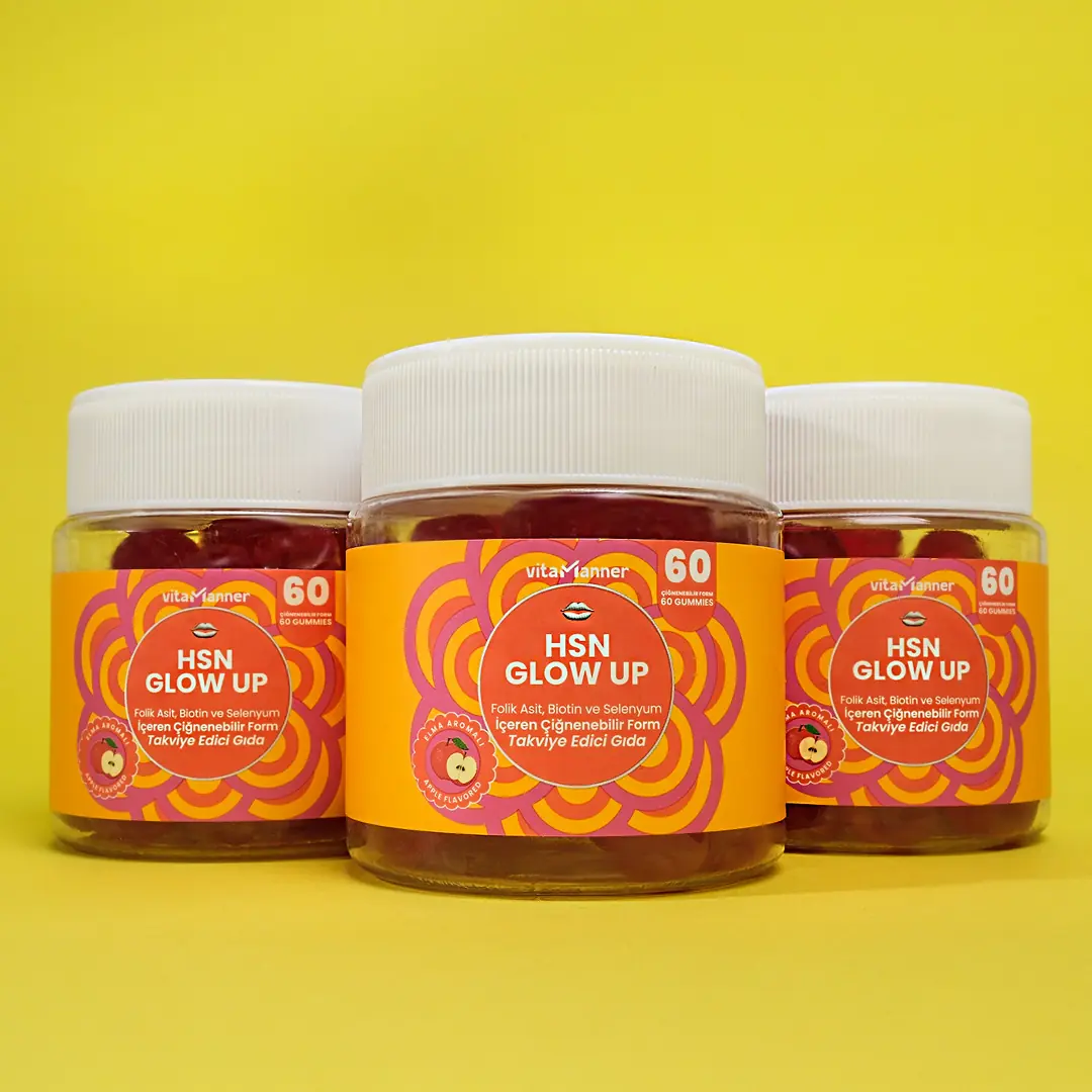 HSN Glow Up Folik Asit ve Selenyum içeriği