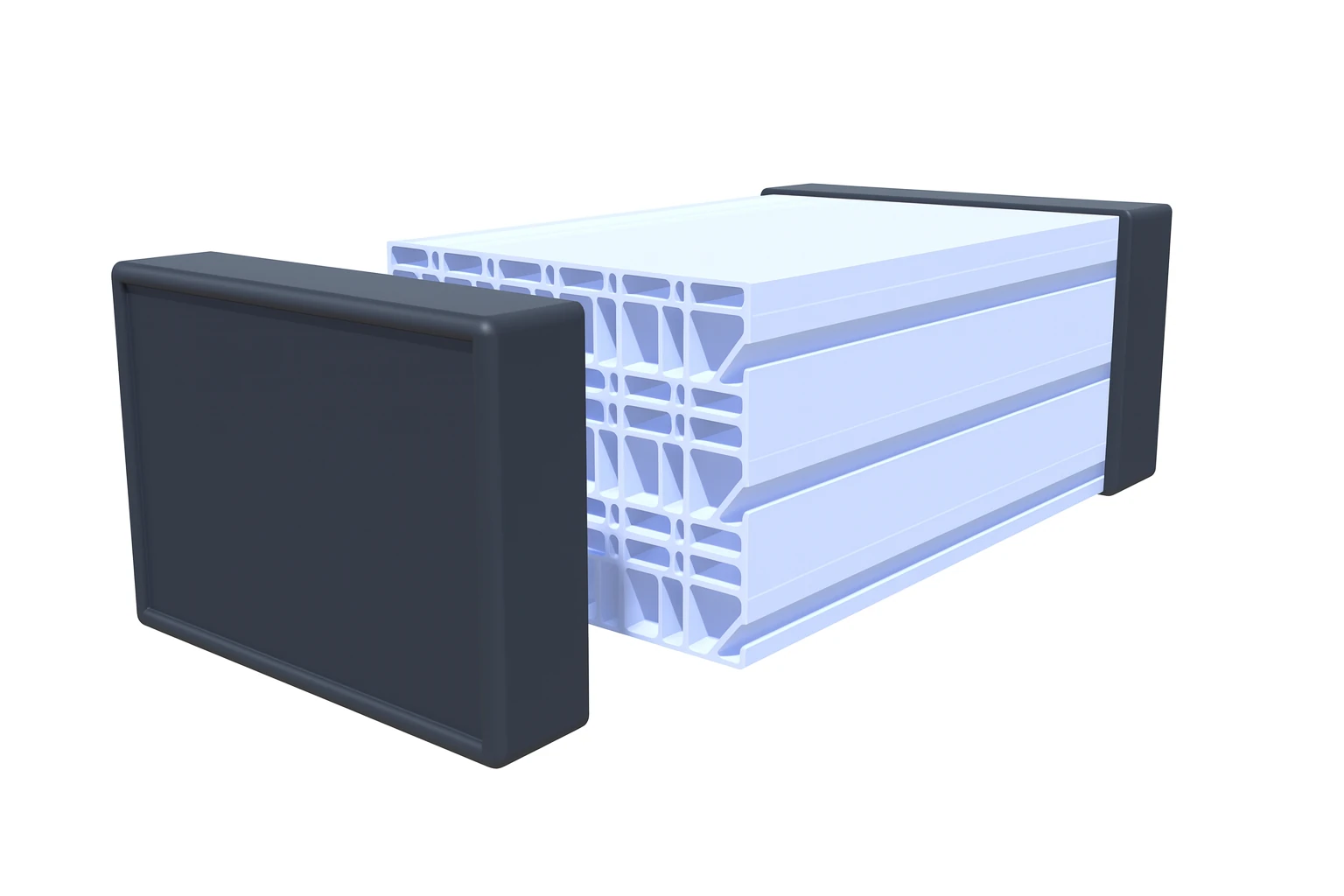 1'li Korniş Ray Koruma Kapağı