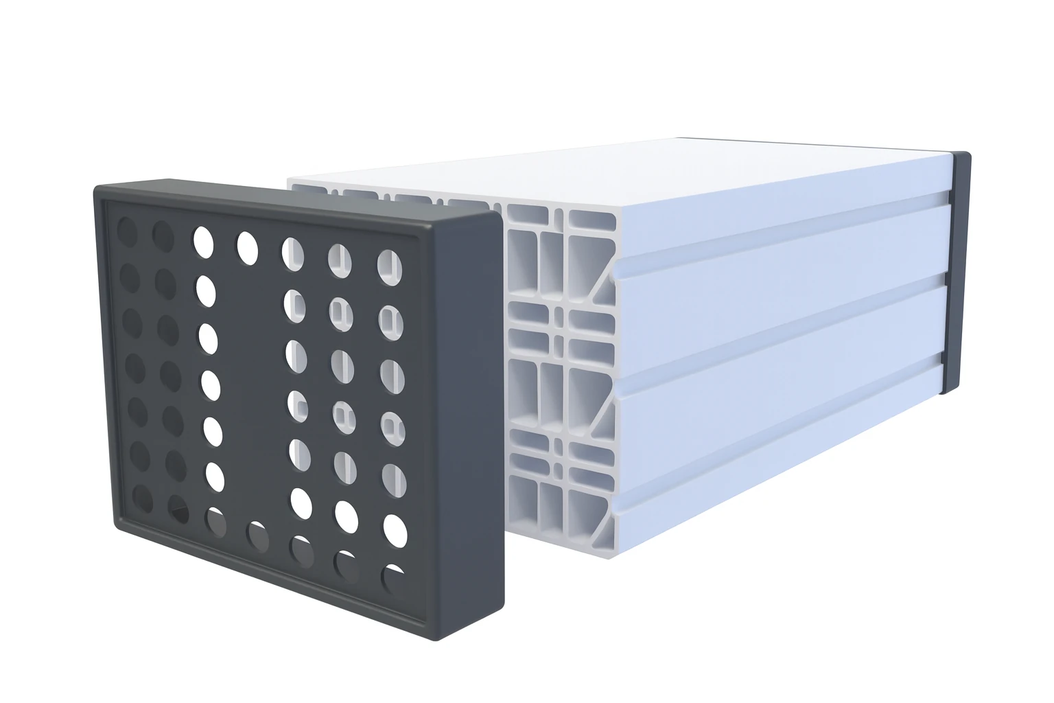 2'li Korniş Ray Koruma Kapağı