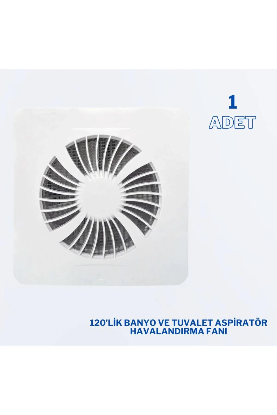 120’lik Mutfak, Banyo Ve Tuvalet Aspiratör Havalandırma Fanı