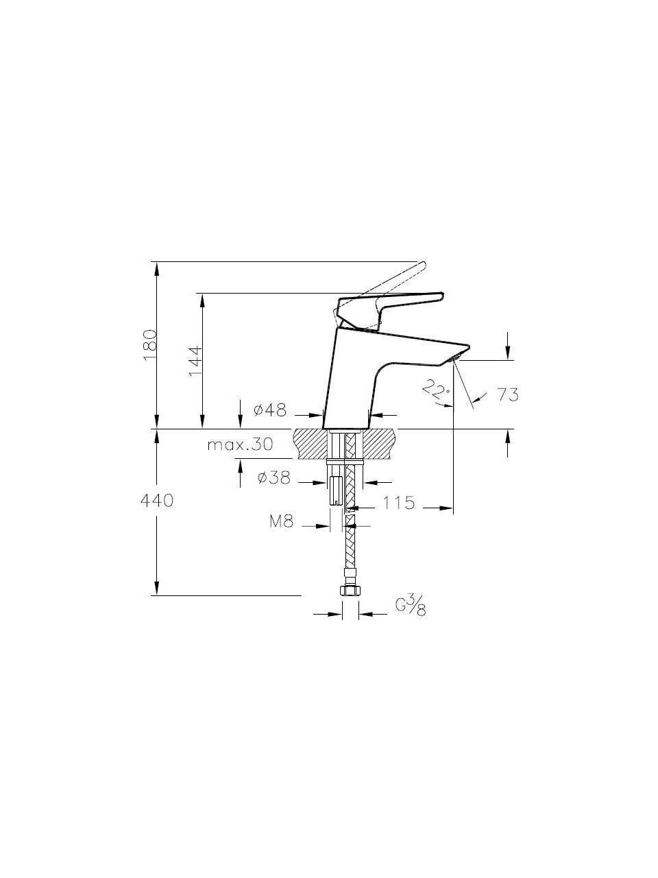Artema Marin S A42456 Lavabo Bataryası