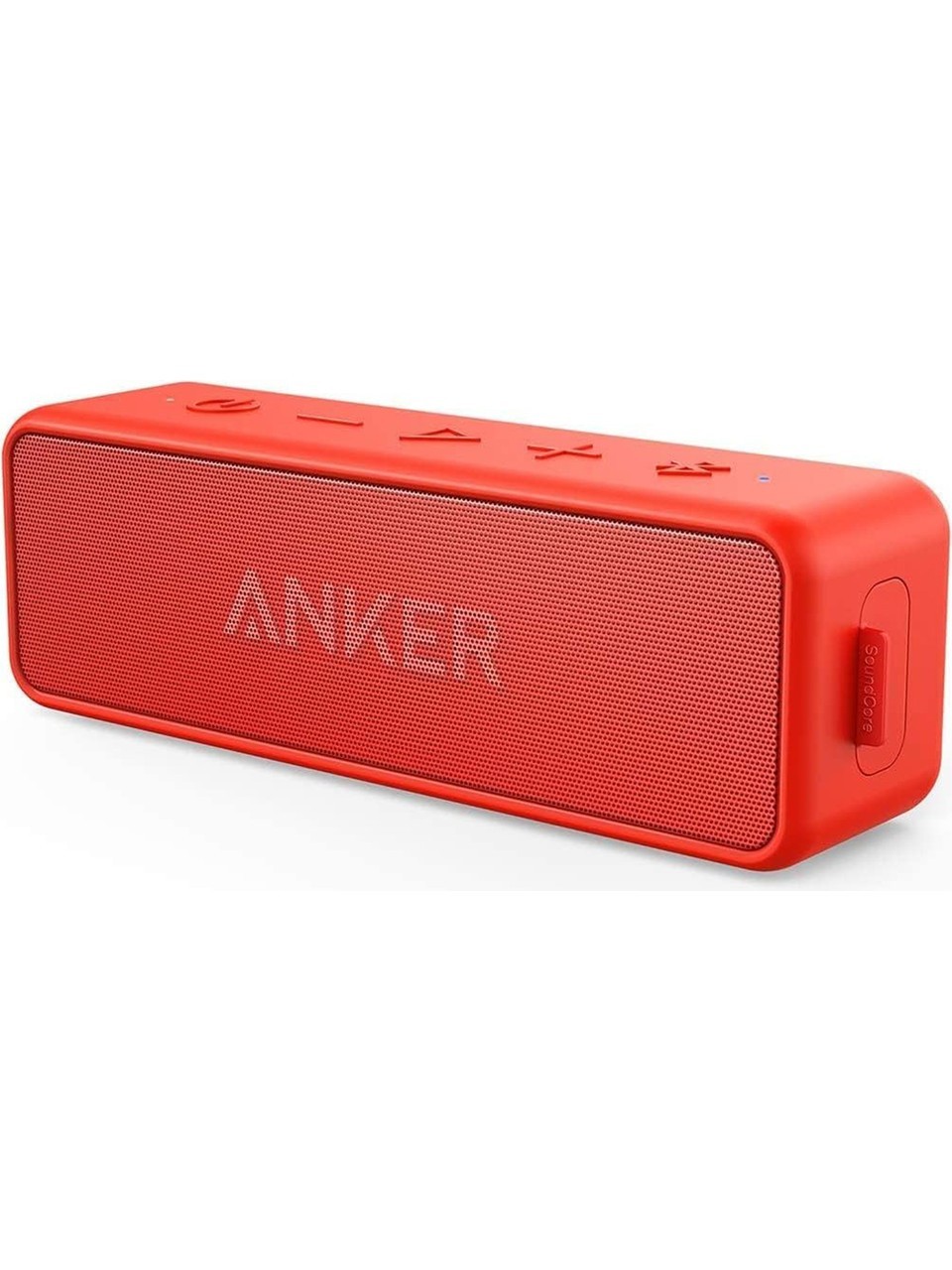 Anker Soundcore 2 Bluetooth Hoparlör - 12W Stereo Ses - IPX5 Suya Dayanıklılık - 24 Saate Varan Şarj - Kırmızı - A3105 (Anker Türkiye Garantili)