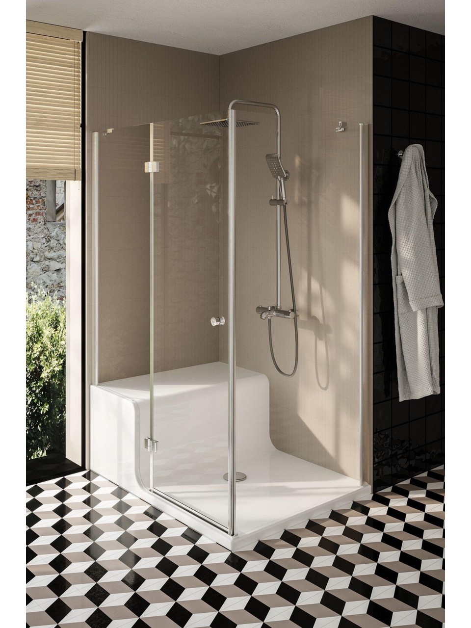 Artema A45699 Shine Square Krom Duş Seti