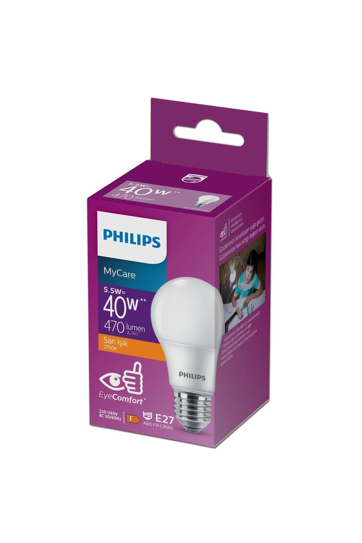 Led 5-40w Ampul 2700k Sarı Işık