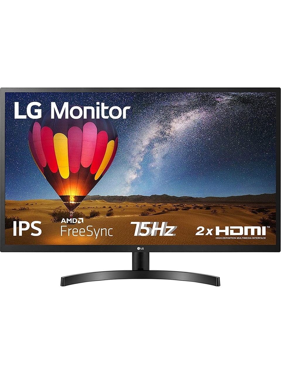 LG 32MN500M-B 32-inç Full HD IPS, 1920x1080, AMD FreeSync 75Hz, 2xHDMI (HDCP 1.4) Monitör, Ses Çıkışı, Flicker Safe, Siyah