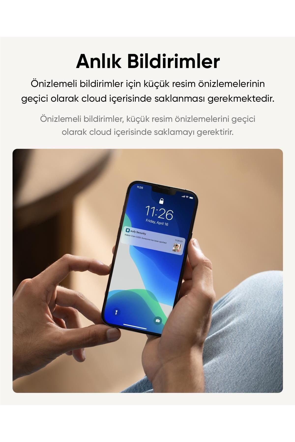 Eufy Security C220 360 Derece Dönebilen Kızılötesi Gece Görüşlü Ip Kamera - T8w1 ( Türkiy