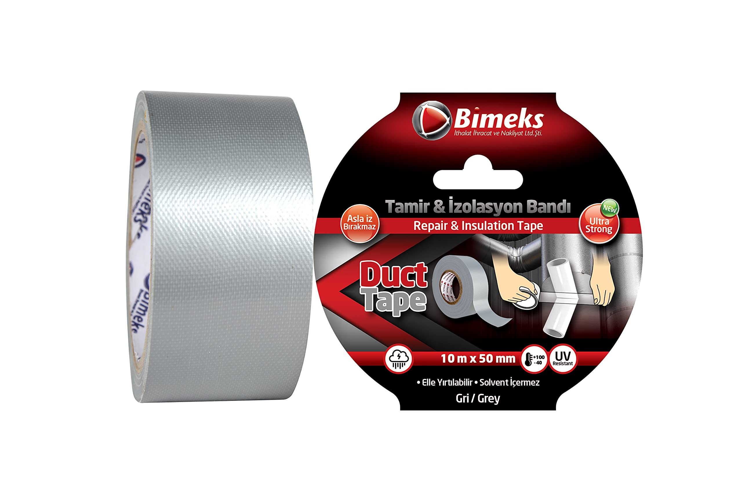 Bimeks Tamir Bandı Gri 50mmx10m