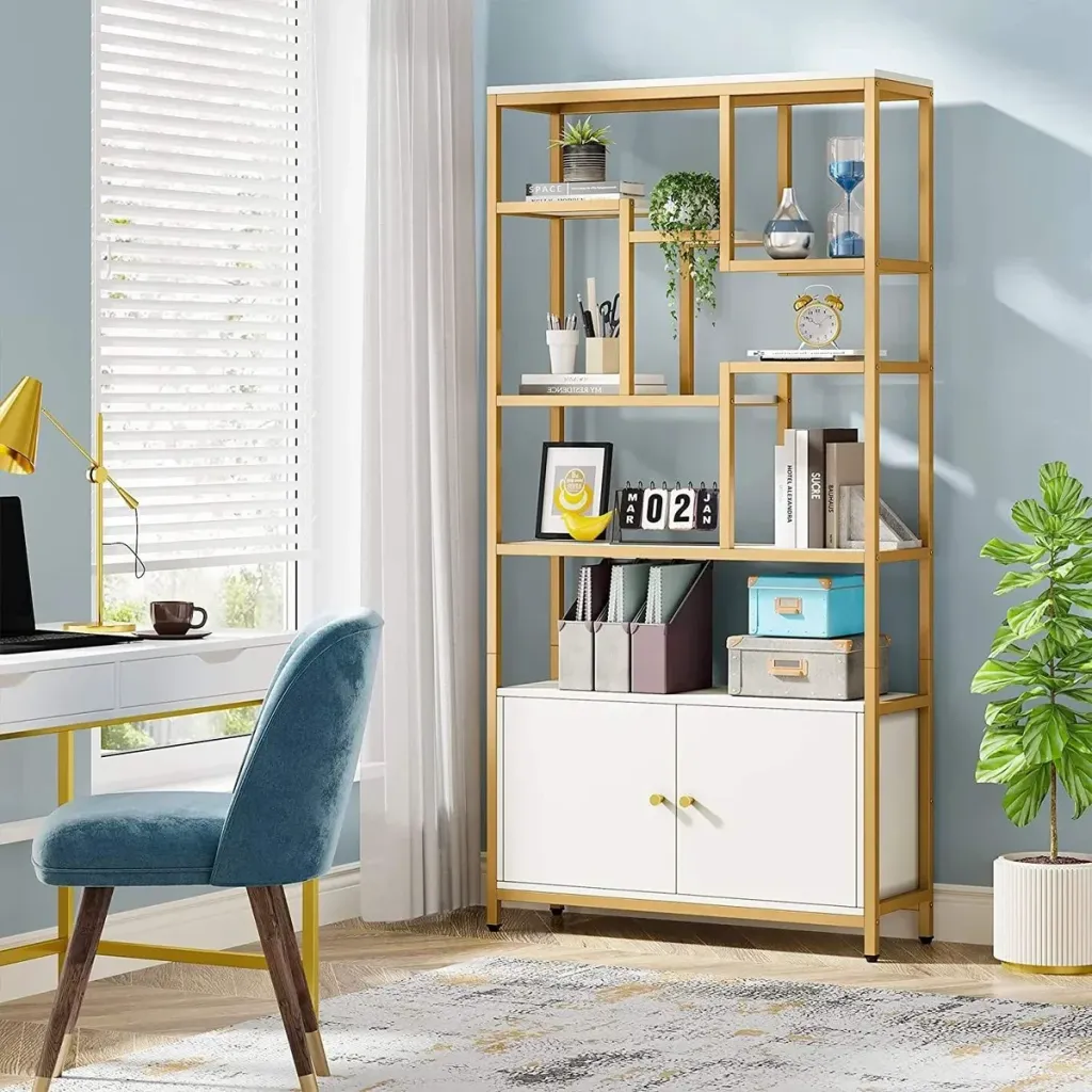 Zizuva Dolaplı Gold Kitaplık | TK6408