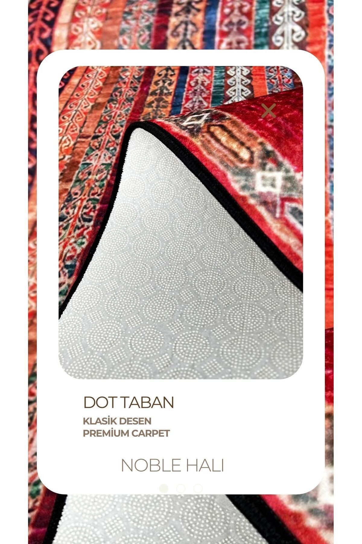 Dijital Baskı Klasik Desenli Kilim Görünümlü  Dekoratif Makinada Yıkanabilir Salon ve Yolluk Halısı