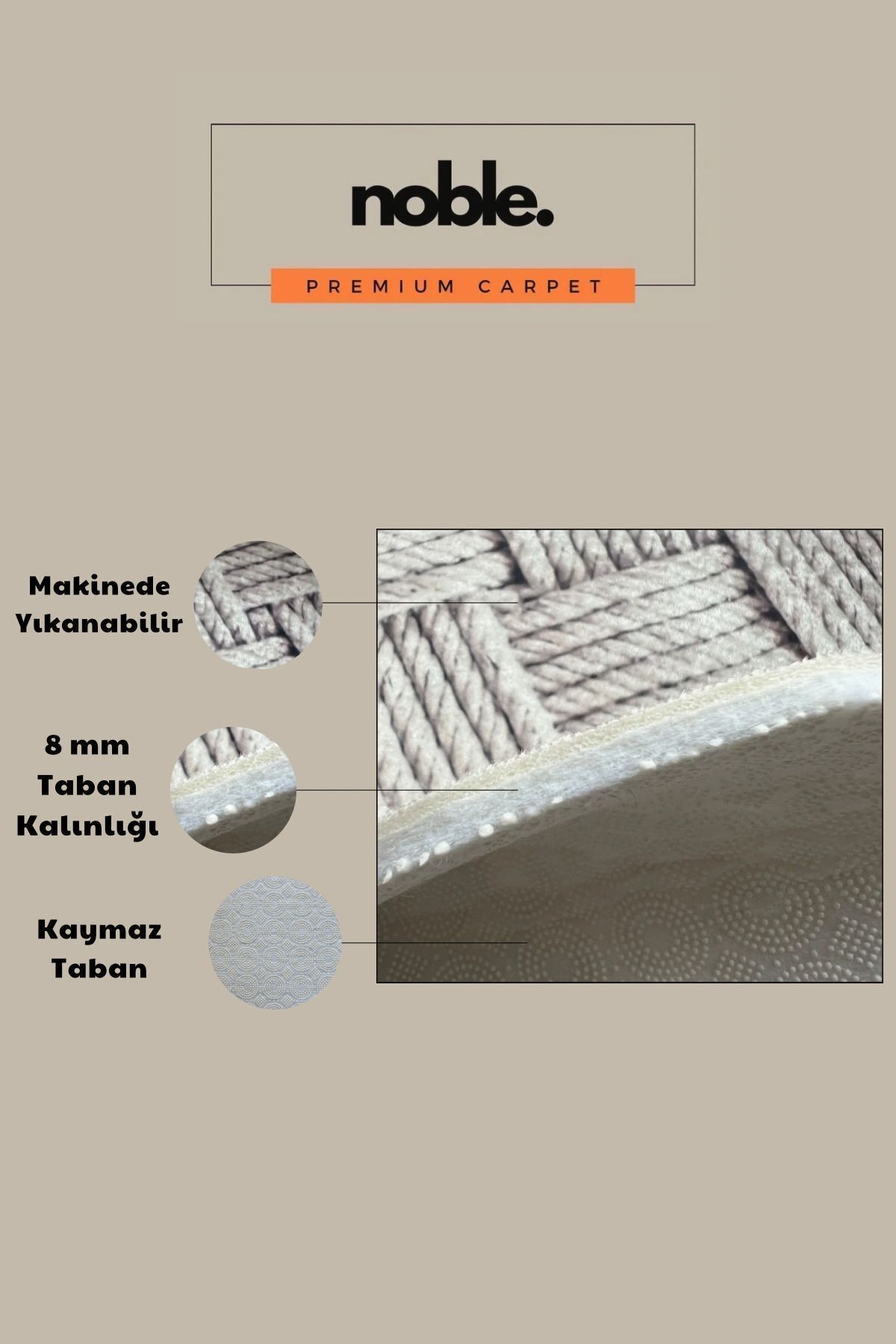 Dijital Baskı Yuvarlak Renkli Motif Etnik Desenli Modern Banyo Halısı Banyo Paspası (80x80)