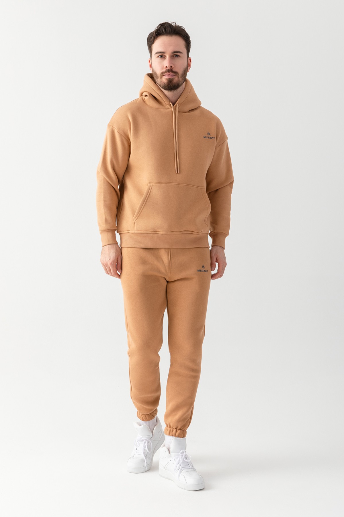 Mutant Essential Oversize Kapüşonlu Sweatshirt Camel