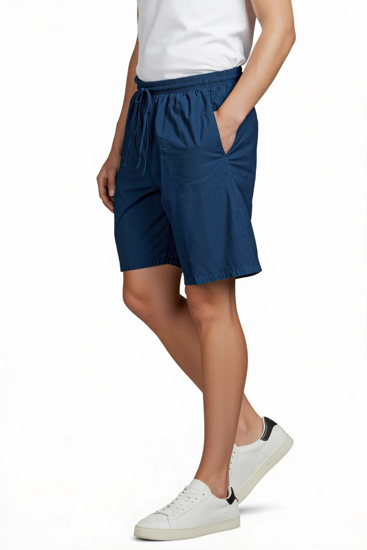Mutant Keten Şort Lacivert