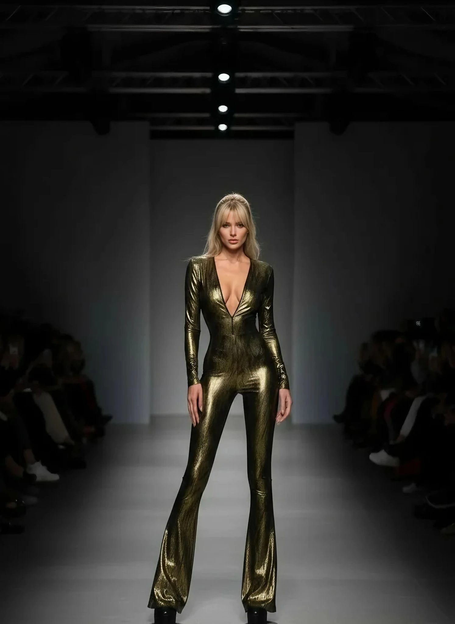 Jars Kumaş Tulum - Gold