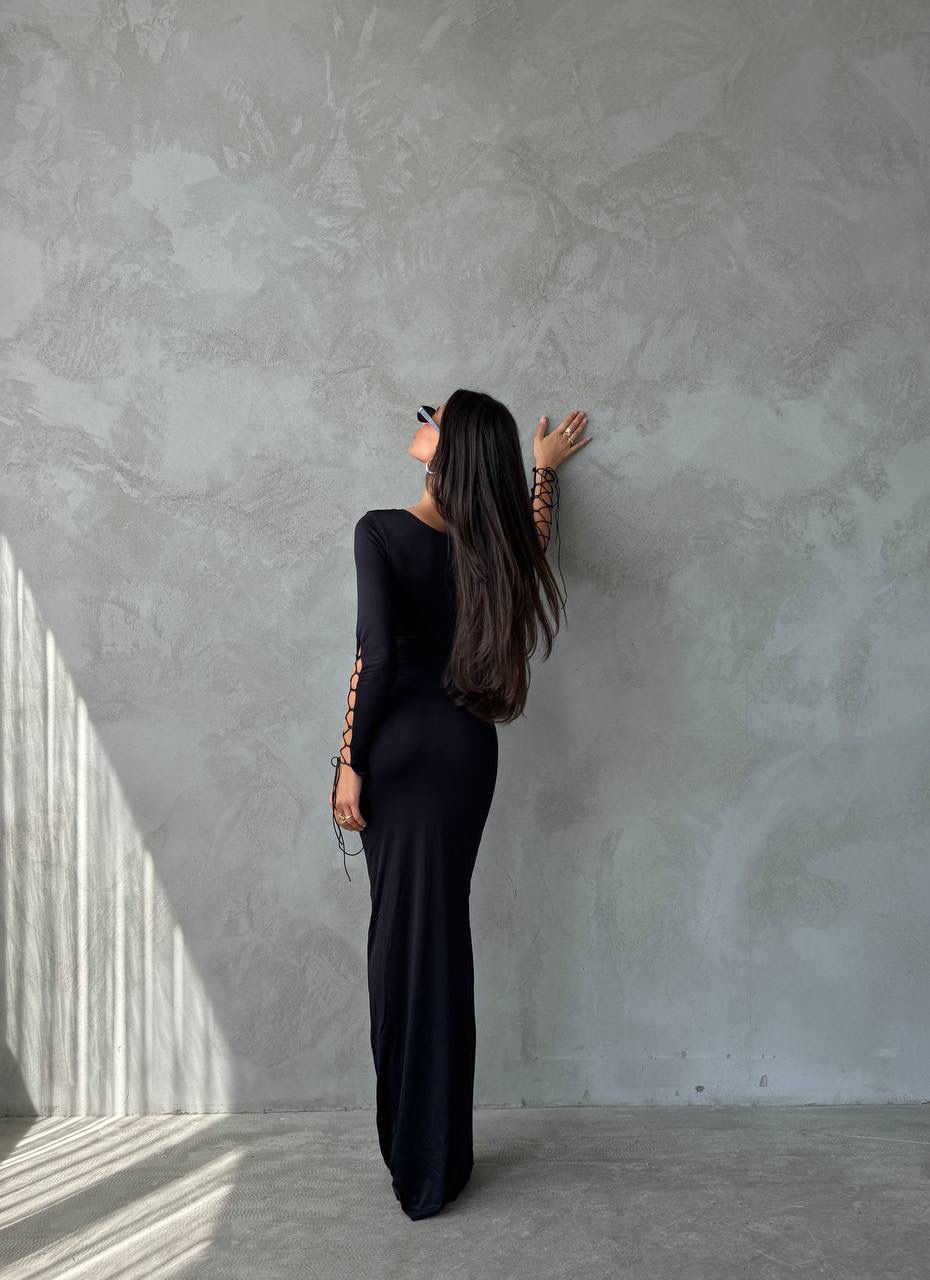 Britli maxi boy elbise