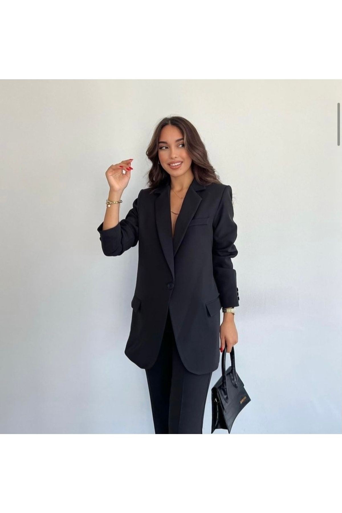 Kadın Blazer Ceket -pantolon Takım