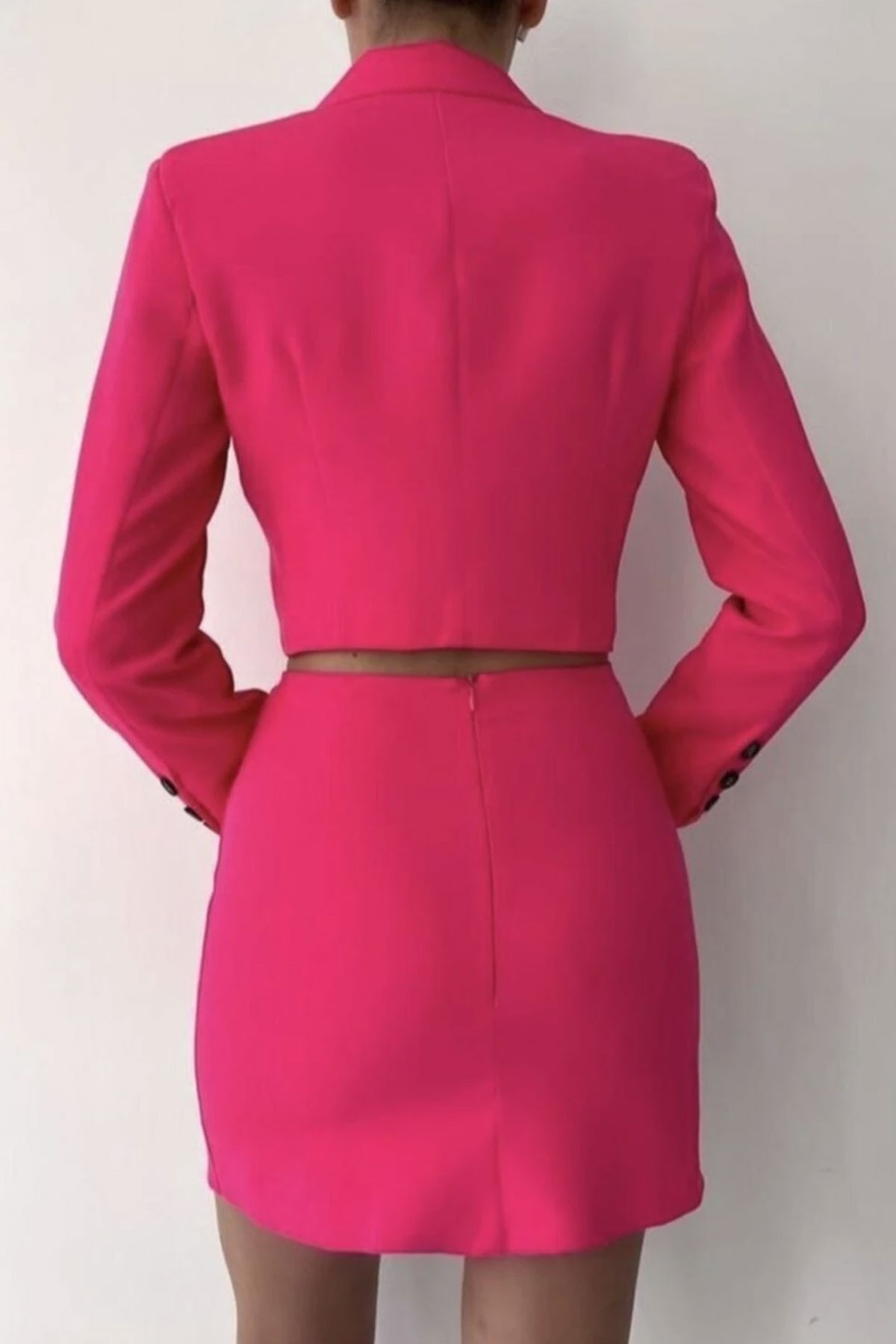 Skirt and Cropped Jacket Set